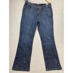 Seven7 Denim Womens 14 Dark Wash Boot Cut Leg Jeans Western Casual Fall